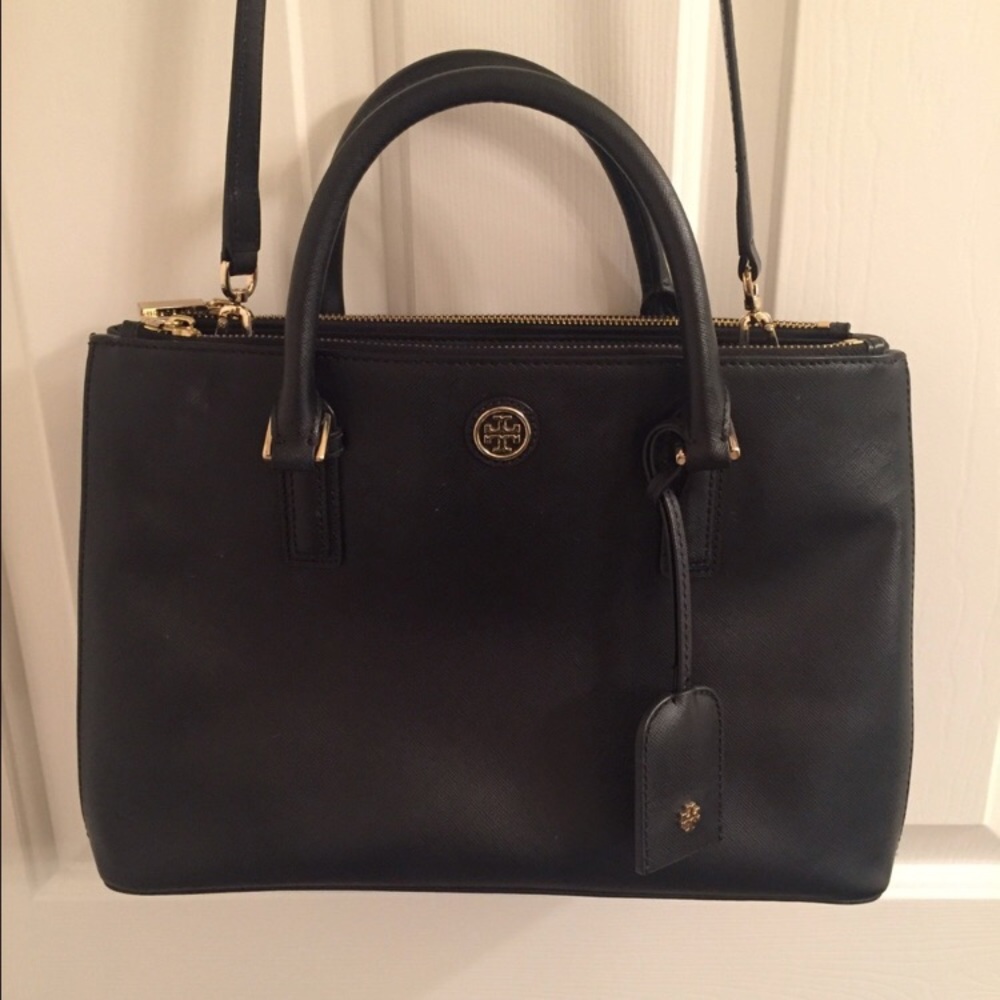 Tory Burch Robinson Mini Double-Zip Tote